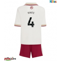 Camiseta Arsenal Ben White #4 Tercera Equipación para niños 2025-26 manga corta (+ pantalones cortos)